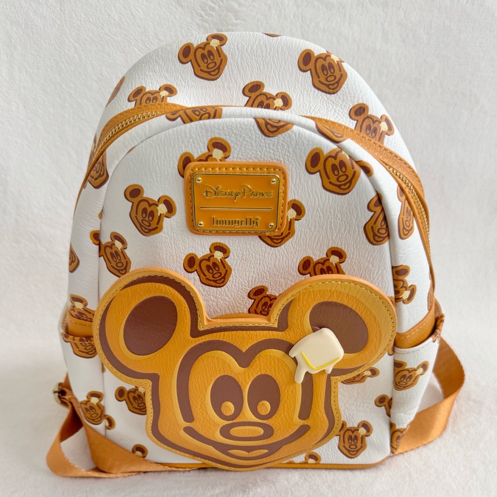 Authentic Disney parks loungefly waffle backpack